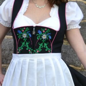 black floral dirndl size 4 only
