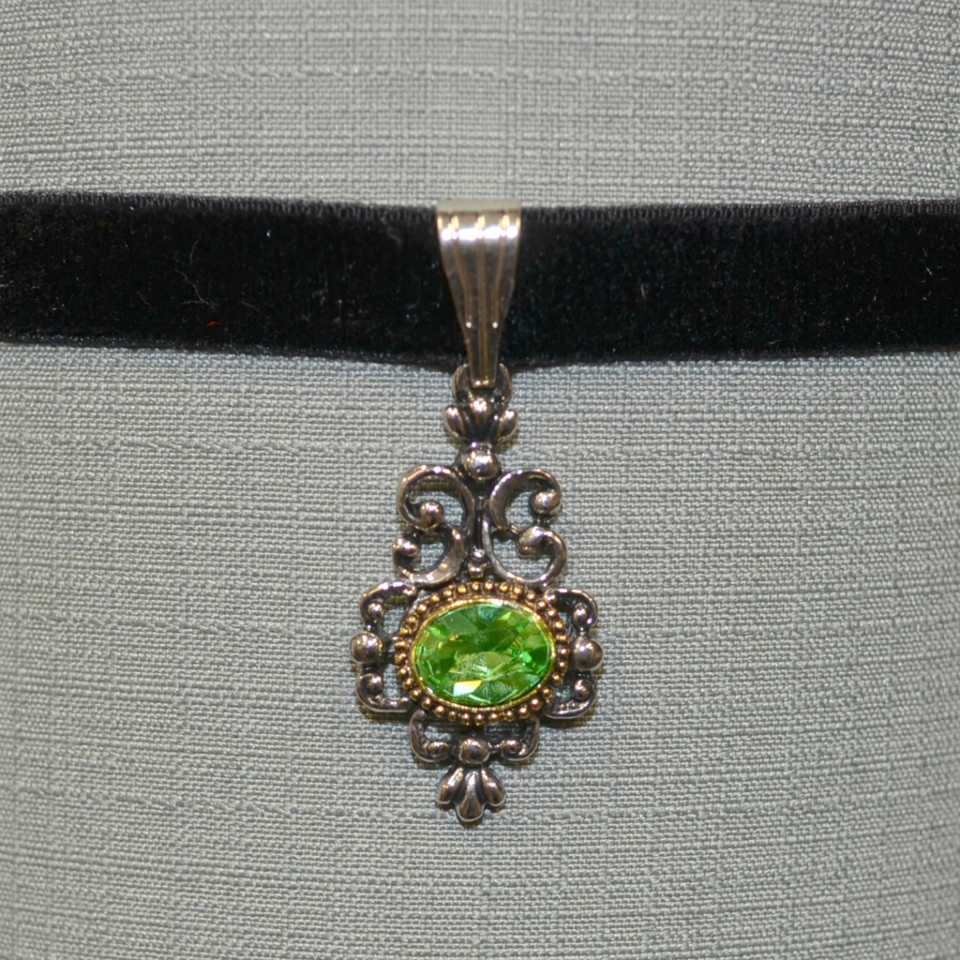 dangling jewel and filigree choker multiple color options dangling jewel and filigree choker multiple color options