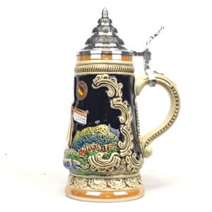 holland windmill stein cobalt