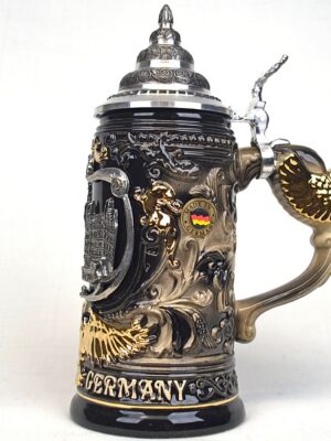 black and gold munchen stein