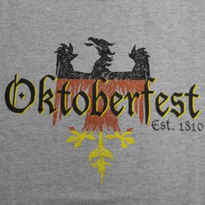 screen printed distressed oktoberfest t shirt