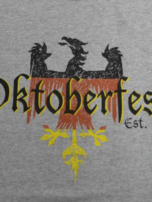 screen printed distressed oktoberfest t shirt