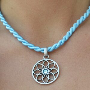 silver geometric necklace multiple color choices