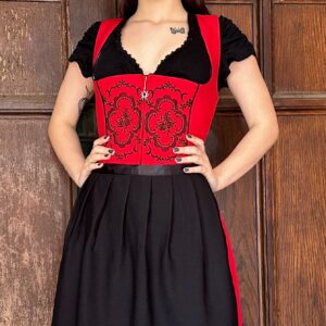 christl dirndl set red sizes 6 only