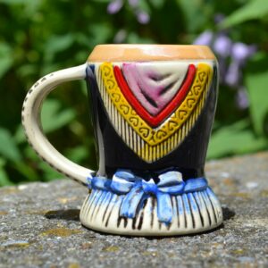 dirndl shot glass with handle