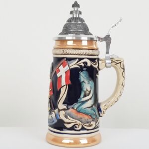 danmark cobalt stein 1/4 liter