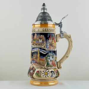 deutschland germany panoramic city stein 1/2 liter