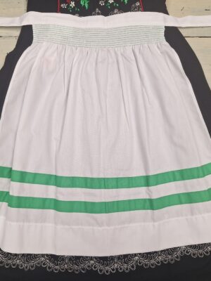 green stripe apron