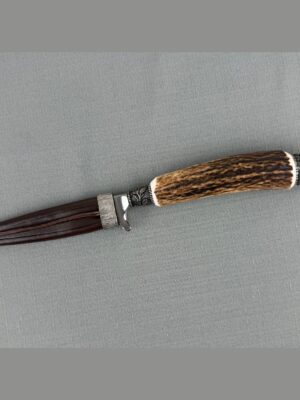 9 83 boar figure knife