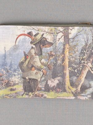 wristlet dachshund purse