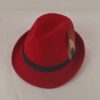 ladies red alpen hat