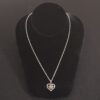 authentic German edelweiss heart necklace
