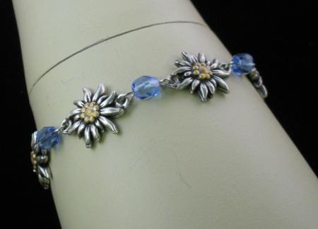 Edelweiss Bracelet with Stones
