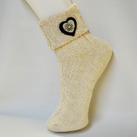 Edelweiss Charm Ankle Sock