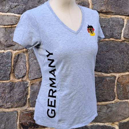Ladies Germany map t-shirt