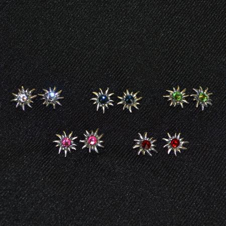 Mini Edelweiss Post Earrings