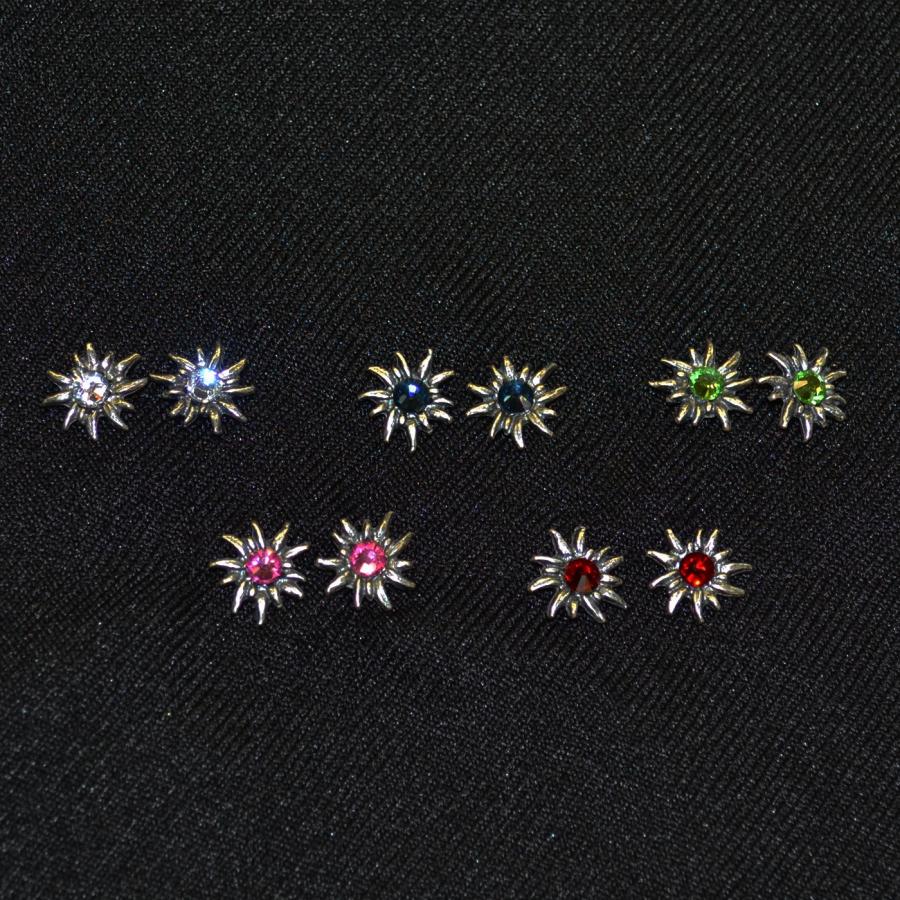 Mini Edelweiss Post Earrings Multiple Color Options Ernst Licht
