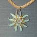 Tan Edelweiss Flower necklace