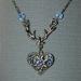 German heart edelweiss necklace