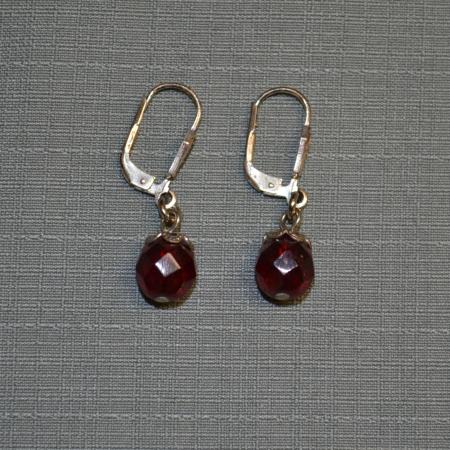 Red Bead earring