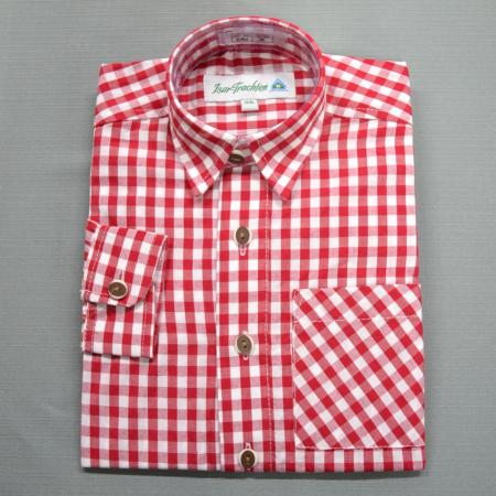 Boy's German red Checkered shirt