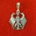 Gold German Eagle Pendant Small