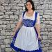 blue dirndl dress