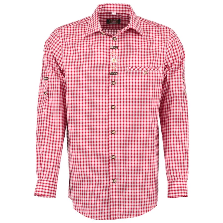 BELVET Cropped checkered shirt 赤チェック L Cropped checkered shirt – BELVET