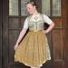 yellow and gold dirndl