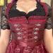 Raven blouse with Eva dirndl (bodice)