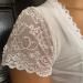 lace cap sleeve detail