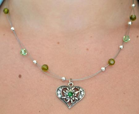 Edelweiss Heart Necklace