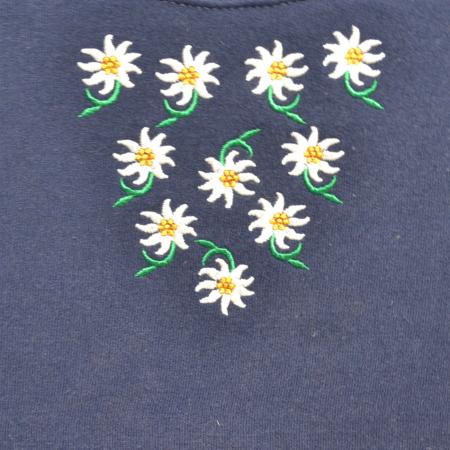 Edelweiss Pattern Sweatshirt