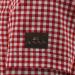 Sleeve Detail Red Checked Shirt