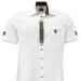 White shirt with fir tree embroidery