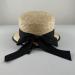 Straw Hat with Ribbon Band