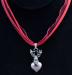 Stag Heart Ribbon Necklace-0